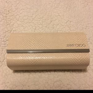 Jimmy Cho snakeskin eye glasses case